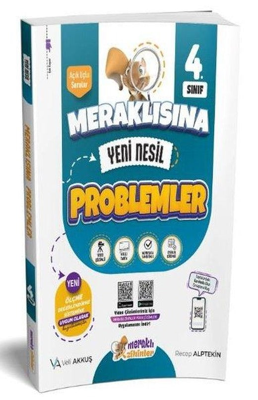 4. Sınıf Meraklısına Problemler | Meraklı Zihinler Yayınları (İnce Kapak)