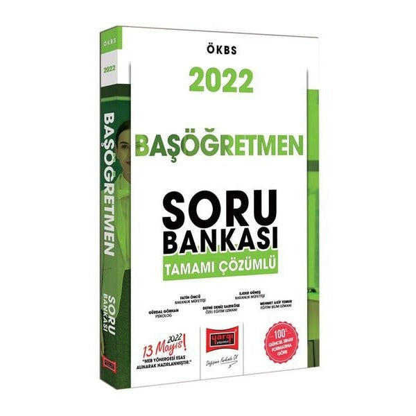 2022 ÖKBS Başöğretmen Tamamı Çözümlü Soru Bankası | Yargı Yayınları (İnce Kapak)