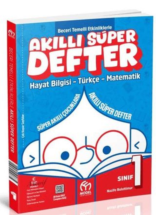 1. Sınıf Akıllı Süper Defter Tüm Dersler (Beceri Temelli Etkinliklerle) | Model Eğitim Yayıncılık (Ciltsiz)