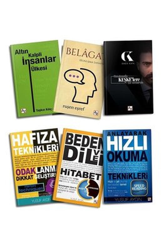 Kişisel Gelişim Seti - 6 Kitap Takım | Az Kitap