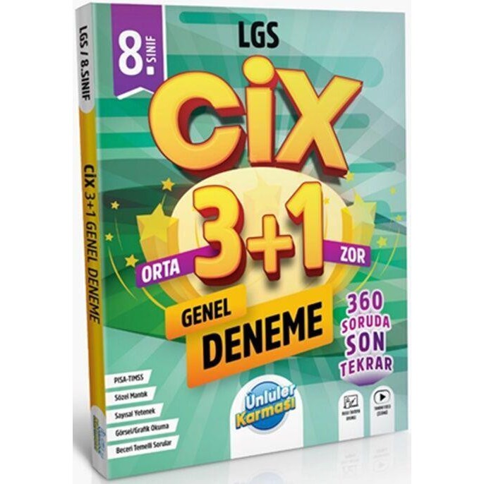 8. Sınıf LGS Cix 3 + 1 Genel Deneme