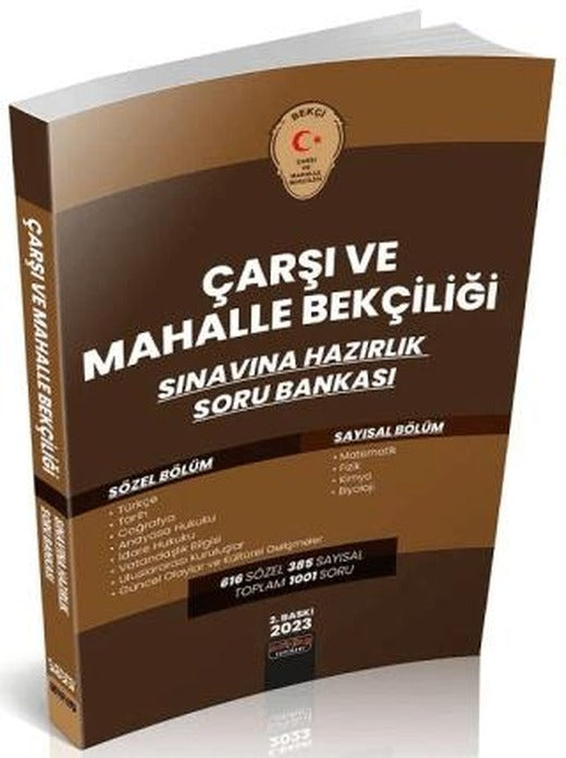 Çarşı ve Mahalle Bekçiliği Sınavlarına Hazırlık Soru Bankası | Savaş Yayınevi (Ciltsiz)