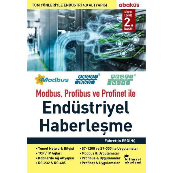 Modbus Profibus ve Profinet ile Endüstriyel Haberleşme | Abaküs Kitap (İnce Kapak)