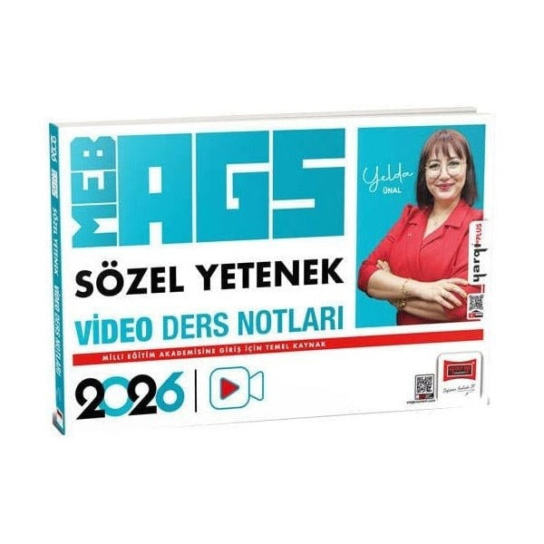 2026 MEB - AGS Öğretmen Adayları İçin Sözel Yetenek Video Ders Notları | Yargı Yayınları (İnce Kapak)