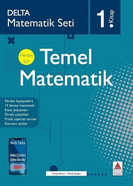 Matematik Seti 1.Kitap - Herkes İçin Temel Matematik | Delta Kültür-Eğitim (İnce Kapak)