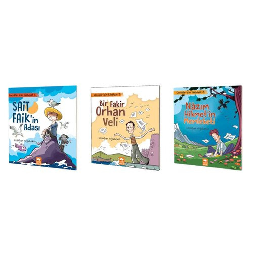 Çocuklar İçin Edebiyat Kitaplığı Seti-3 Kitap Takım | Eksik Parça Yayınları (İnce Kapak)
