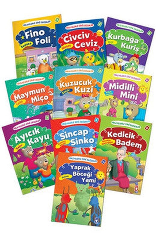 Hikyelerle Dini Değerler Seti - 10 Kitap Takım | Timaş Çocuk (İnce Kapak)