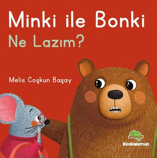 Minki İle Bonki - Ne Lazım? Pencereli Kitap | Bookalemun Yayınları (Ciltli)