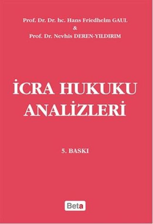 İcra Hukuku Analizleri | Beta Yayınevi (Ciltsiz)