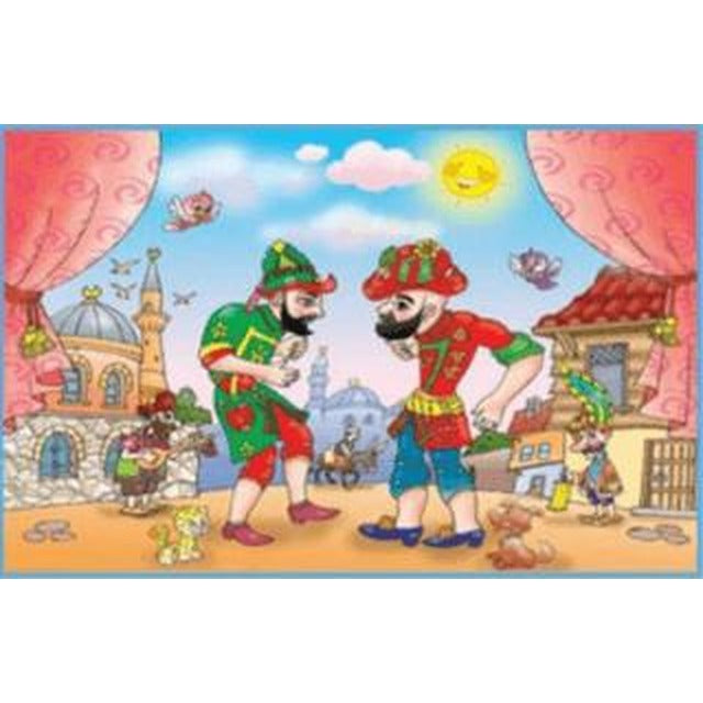 Yapboz - Karagöz ile Hacivat (42 Parça) | Uysal Yayınevi