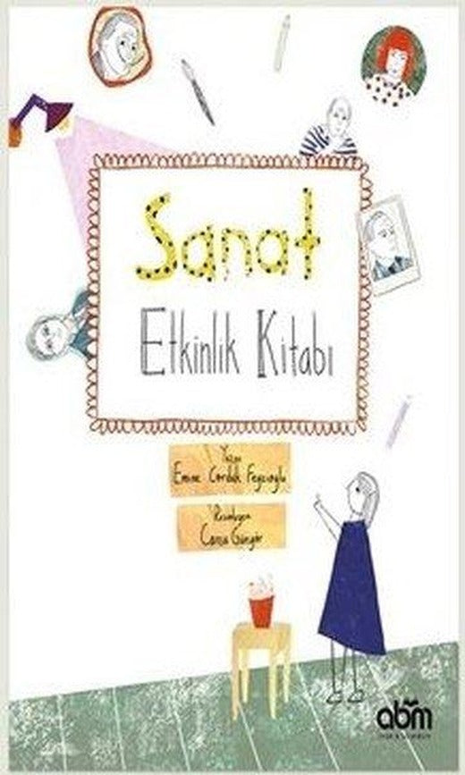 Sanat Etkinlik Kitabı - 4 Yaş | Abm Yayınevi (İnce Kapak)