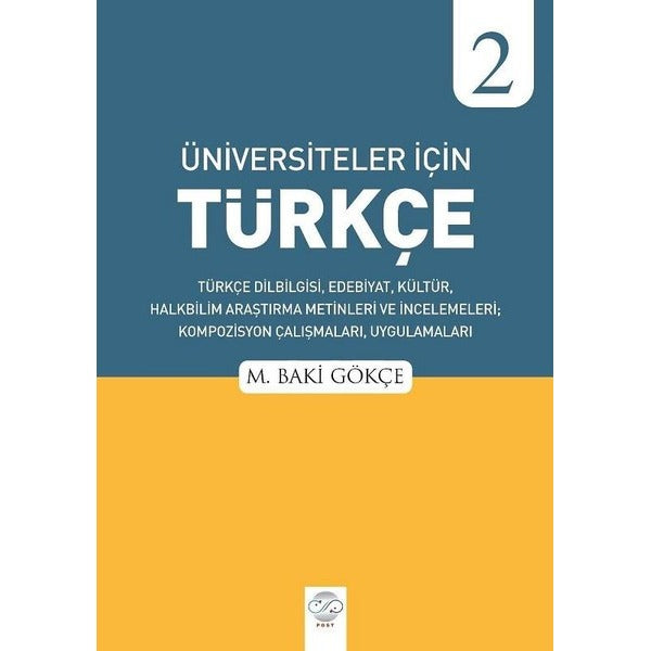 Üniversiteler İçin Türkçe - 2 | Post Yayınevi (Ciltsiz)