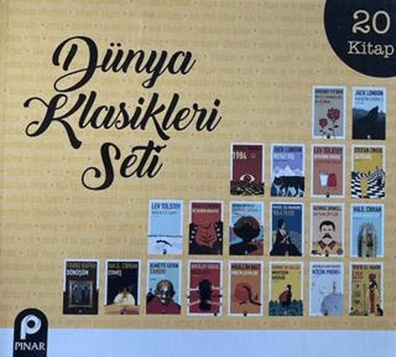 Dünya Klasikleri Seti (20 Kitap Takım) | Pınar Yayınları (Ciltsiz)