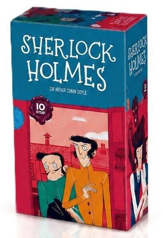 Sherlock Holmes Seti - 10 Kitap Takım - Kırmızı Kutulu | The Kitap Genç (İnce Kapak)