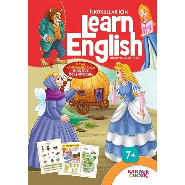 İlkokullar İçin Learn English (Kırmızı)