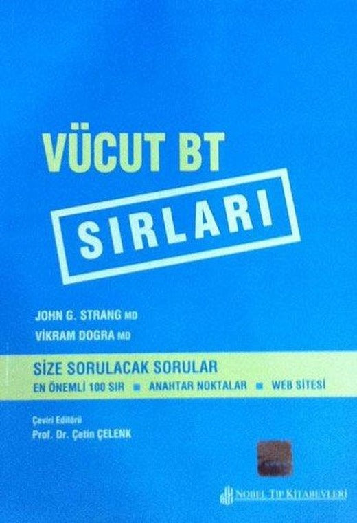 Sırlar Serisi - Vücut Bt Sırları | Nobel Tıp Kitabevleri (İnce Kapak)