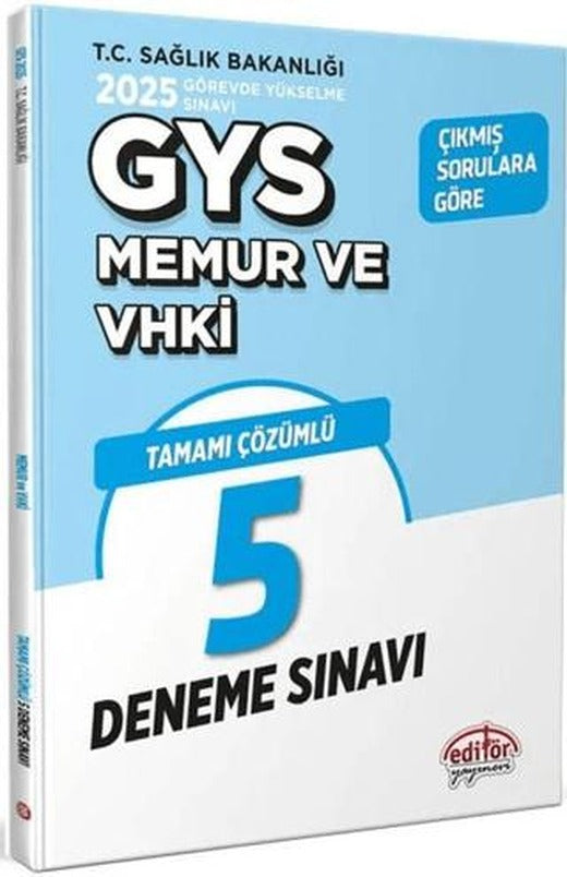 T.C Sağlık Bakanlığı Memur VHKİ Tamamı Çözümlü 5 Deneme Sınavı
