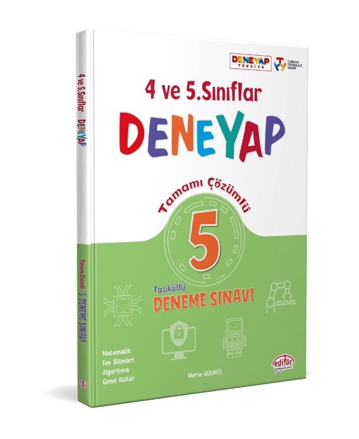 4 - 5. Sınıf Deneyap Tamamı Çözümlü 5 Deneme Sınavı