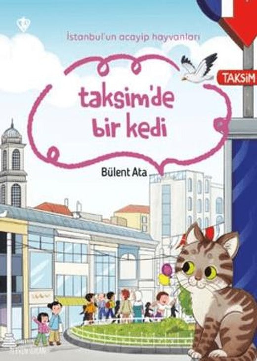 İstanbul’un Acayip Hayvanları Taksimde Bir Kedi