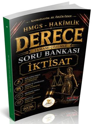 HUKAL HMGS-Hakimlik Derece İktisat Soru Bankası | Savaş Yayınevi (Ciltsiz)  - Resim 1