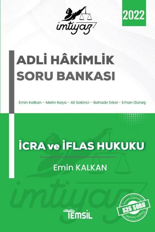 İmtiyaz Adli Hakimlik Çalışma Kitabı - İcra ve İflas Hukuku | Temsil Kitap (Ciltsiz)  - Resim 1