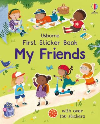 First Sticker Book My Friends | Usborne (Ciltsiz)  - Resim 1