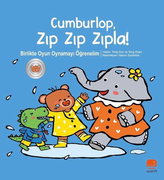 Cumburlop Zıp Zıp Zıpla! Birlikte Oyun Oynamayı Öğrenelim | Uçan Fil (İnce Kapak)  - Resim 1