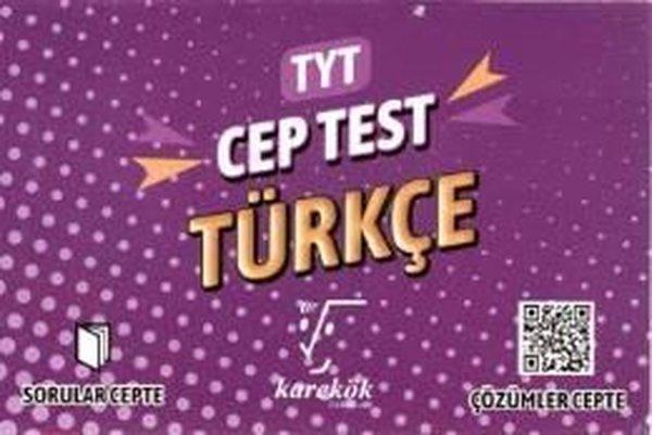 TYT Türkçe Cep Test | Karekök Eğitim Yayın (İnce Kapak)  - Resim 1