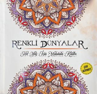 Mandala - Renkli Dünyalar | Nurdan Yayınları (Ciltsiz)  - Resim 1