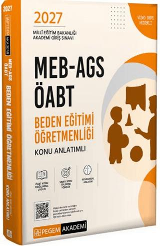 2027 MEB-AGS ÖABT Beden Eğitimi Öğretmenliği Konu Anlatımlı | Pegem Akademi Yayıncılık (Ciltsiz)  - Resim 1