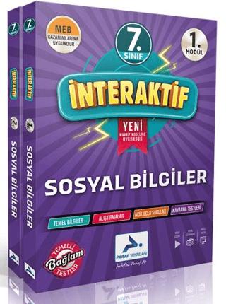 7. Sınıf İnteraktif Sosyal Bilgiler Etkinlik Çalışma Kitabı | Paraf Yayınları (Ciltsiz)  - Resim 1