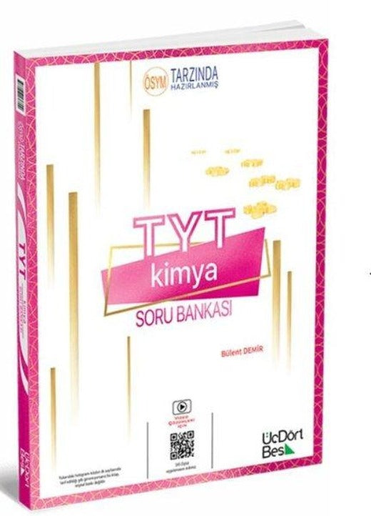 TYT Kimya Soru Bankası | Üç Dört Beş Yayınları (İnce Kapak)