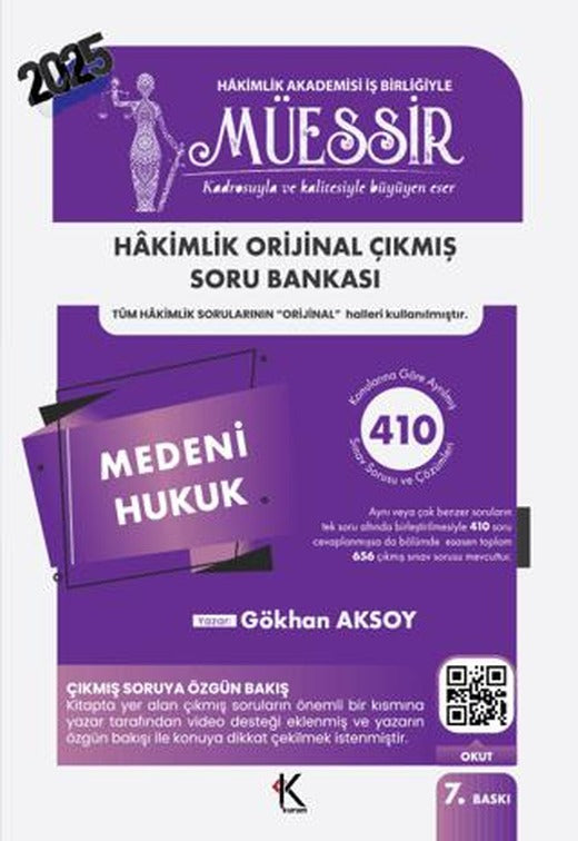 Müessir Medeni Hukuk Soru Bankası