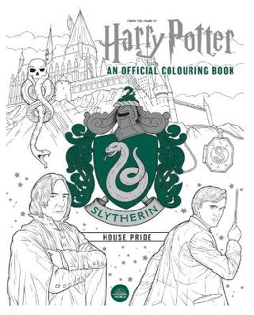 Harry Potter: Slytherin House Pride Colouring Book | Batsford (Ciltsiz)