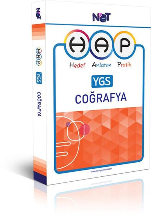 HAP - YGS - Coğrafya | Bi Not Yayınları (İnce Kapak)