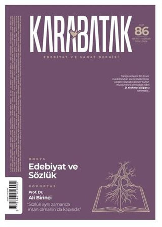 Karabatak Dergisi Sayı: 86 Mayıs - Haziran 2026 | Karabatak Dergisi Yayınları (Ciltsiz)