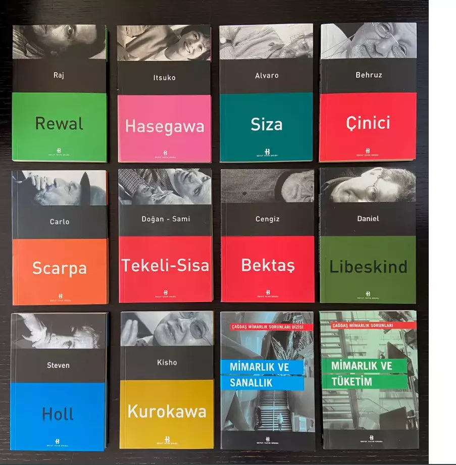 Çağdaş Dünya ve Türkiye Mimarları Dizisi - 11 Kitap Takım - Kolektif kitap kapağı