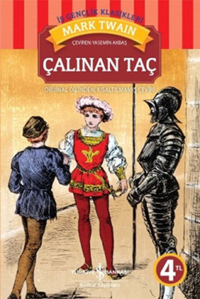 İş Bankası Kültür Yayınları Çalınan Taç - Mark Twain kitap kapağı