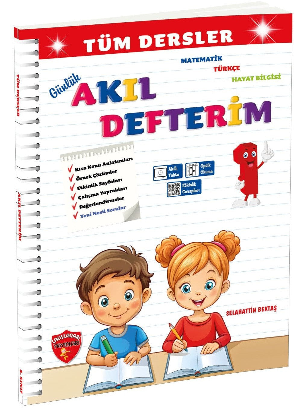 Çalışkan Arı 2026 1. Sınıf Akıl Defterim kitap kapağı
