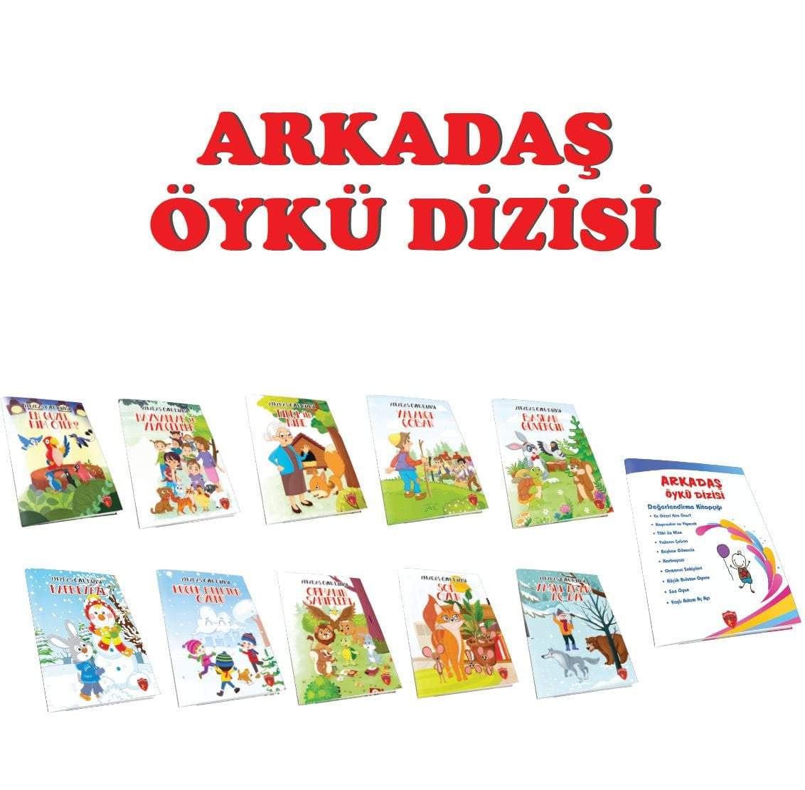 Çalışkan Arı 2026 1. Sınıf Arkadaş Öykü Dizisi (10 Kitap - Sınav) kitap kapağı