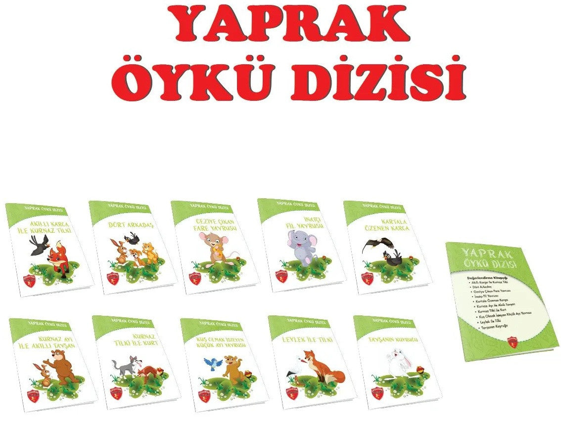 Çalışkan Arı 2026 1. Sınıf Yaprak Öykü Dizisi (10 Kitap - Sınav) - HASAN SELİM HACIOĞLU kitap kapağı