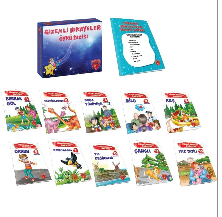 Çalışkan Arı 2026 2. Sınıf Gizemli Hikayeler (10 Kitap - Sınav Kutulu) kitap kapağı