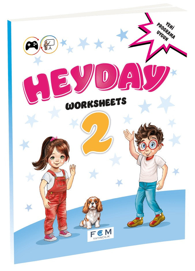 Çalışkan Arı 2026 2. Sınıf Heyday Worksheets Test Book kitap kapağı