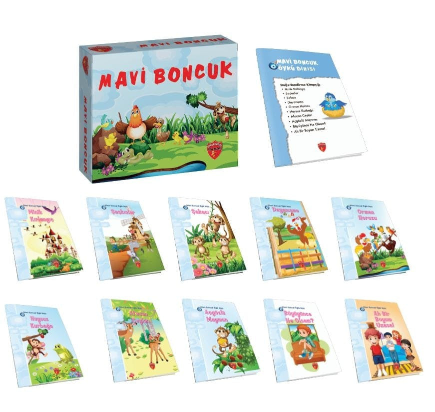 Çalışkan Arı 2026 2. Sınıf Mavi Boncuk Öykü Dizisi (10 Kitap - Sınav Kutulu) - NESRİN TEMİZEL kitap kapağı