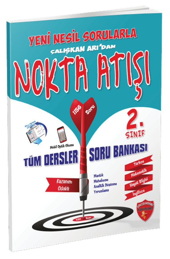 Çalışkan Arı 2026 2. Sınıf Nokta Atışı Yeni Nesil Tüm Dersler Soru Bankası kitap kapağı