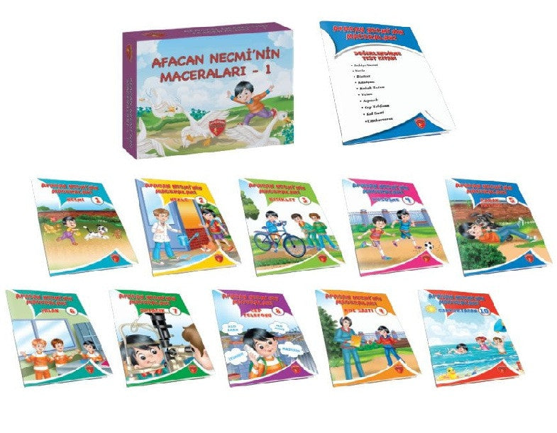 Çalışkan Arı 2026 3. Sınıf Bizim Değerlerimiz 8+ Yaş (10 Kitap - Sınav Kutulu) - Onur şimşek kitap kapağı