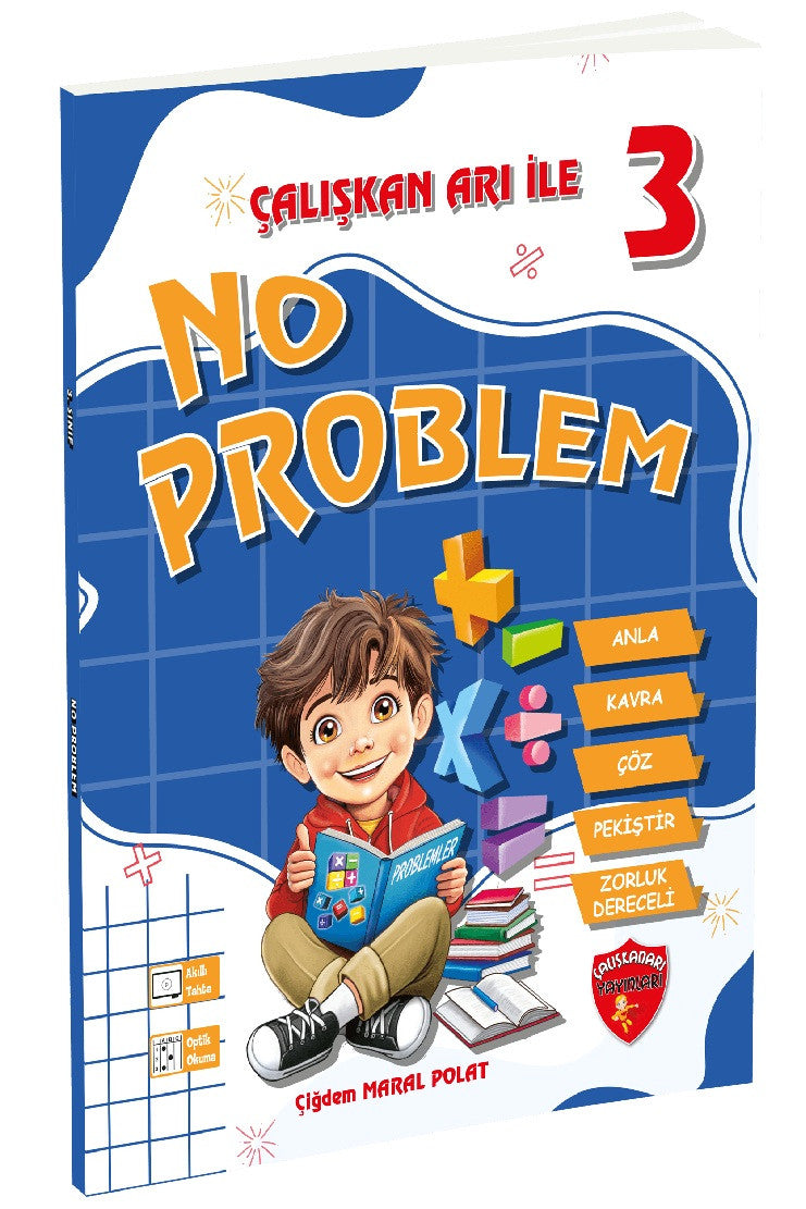Çalışkan Arı 2026 3. Sınıf No Problem kitap kapağı