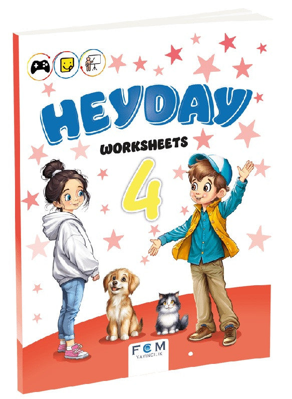 Çalışkan Arı 2026 4. Sınıf Heyday Worksheets Test Book kitap kapağı