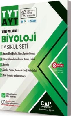 TYT AYT Hazırlık Biyoloji Fasikülü Seti - Kolektif kitap kapağı