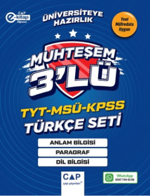 TYT MSÜ KPSS Türkçe Seti - Kolektif kitap kapağı
